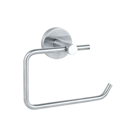 ASI 7314 Single Toilet Tissue Roll Holder, Surface Mounted, Satin Finish Stainless Steel