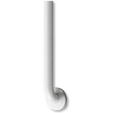 ASI 3701-12W Grab Bar, 12 inch, Snap Flange, White Powder Coated Finish