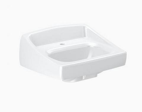 Sloan SS-3103-STG Vitreous China Wall-Mounted Backsplash Lavatory with SloanTec Glaze, Single Hole, 18-1/4" x 20-3/4" x 12-1/4"