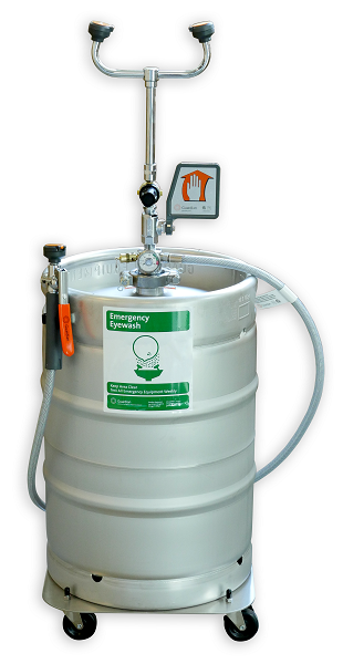 Guardian G1562 Portable Eyewash/Drench Hose Unit, 15 Gallon
