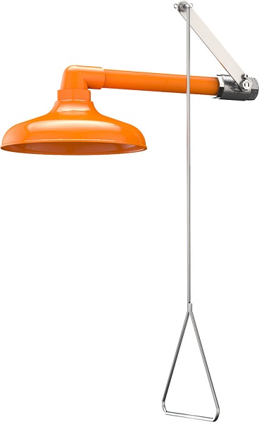 Guardian G1643 Emergency Shower, Horizontally Mounted, ABS Plastic Shower Head