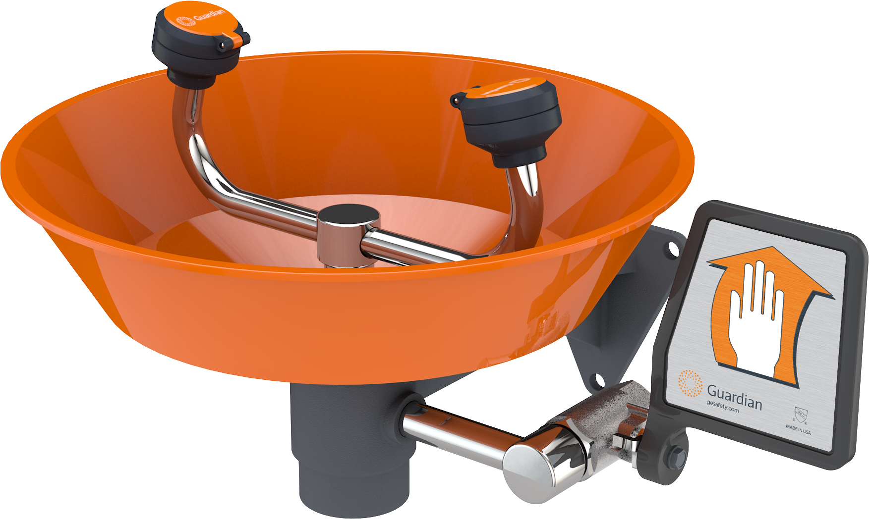 Guardian G1815P Eyewash, Unmounted, Plastic Bowl