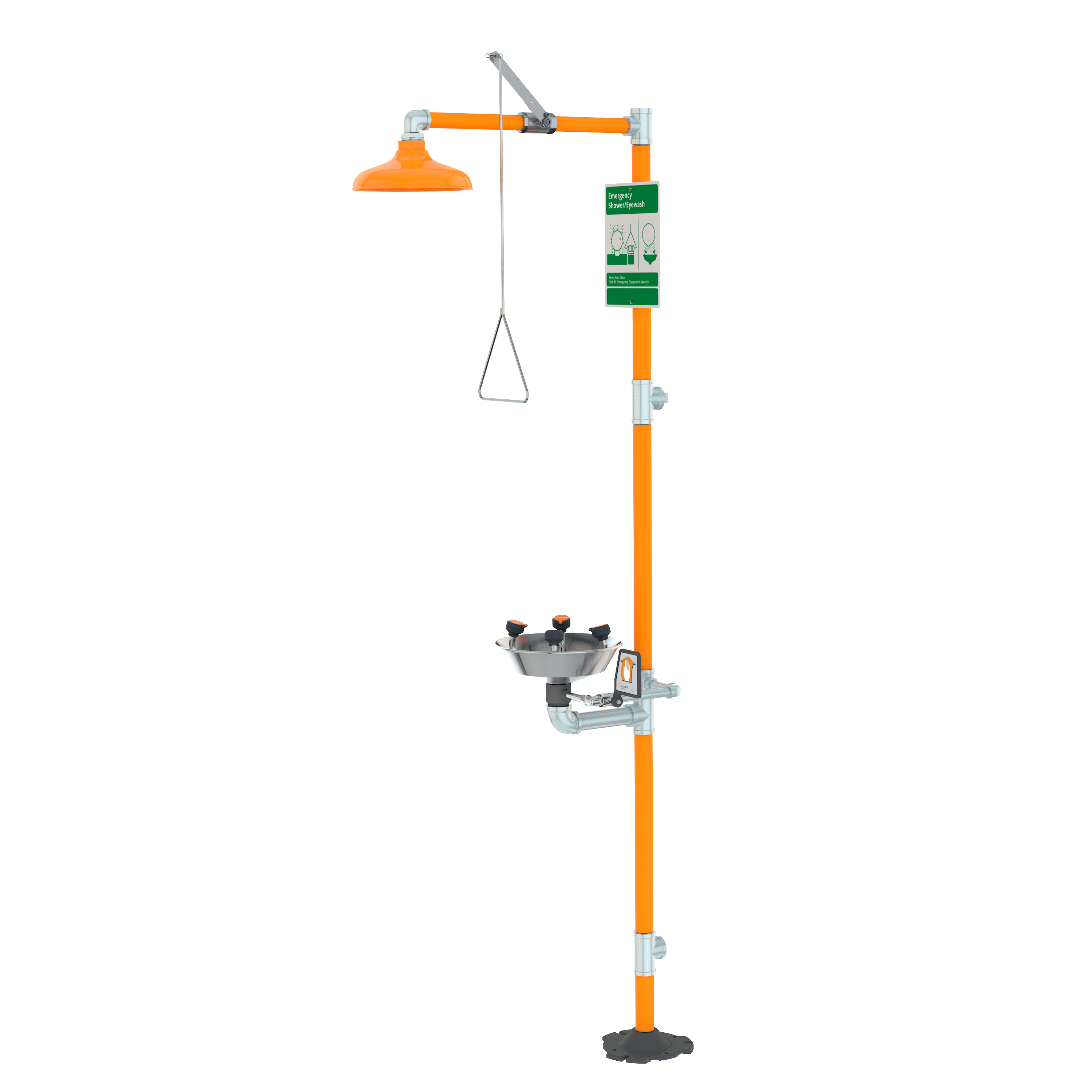 Guardian G1909P Safety Station with WideArea™ Eye/Face Wash, Plastic Bowl