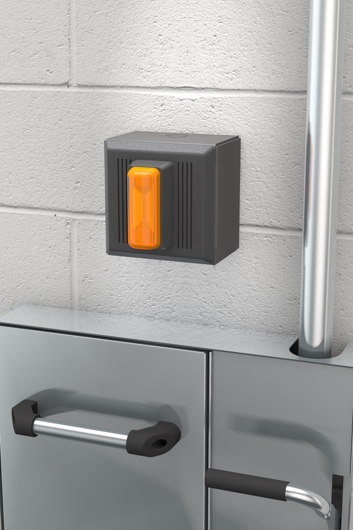 Guardian AP280-240 Combination Strobe Light and Alarm Horn for Surface Mounted Laboratory Units