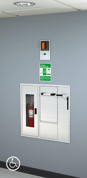 Guardian GSC2660A Recessed Safety Center with Drain Pan, Recess Mounted Shower Head