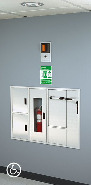 Guardian GSC2660D Recessed Safety Center with Drain Pan, Recess Mounted Shower Head