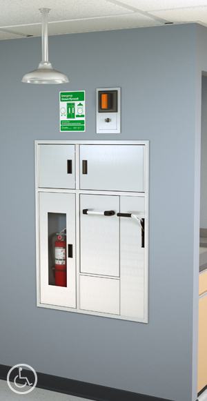 Guardian GSC2650J Recessed Safety Center with Drain Pan, Exposed Shower Head