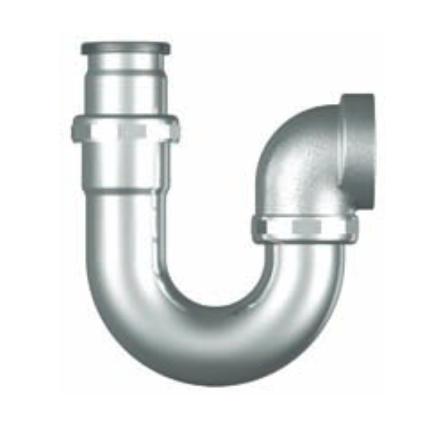 Guardian AP250-017 Cast Brass Trap with Tailpiece, 1-1/2" IPS