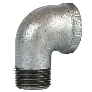Guardian 300-08SE Galvanized Steel Street Elbow for Showerhead 1" IPS