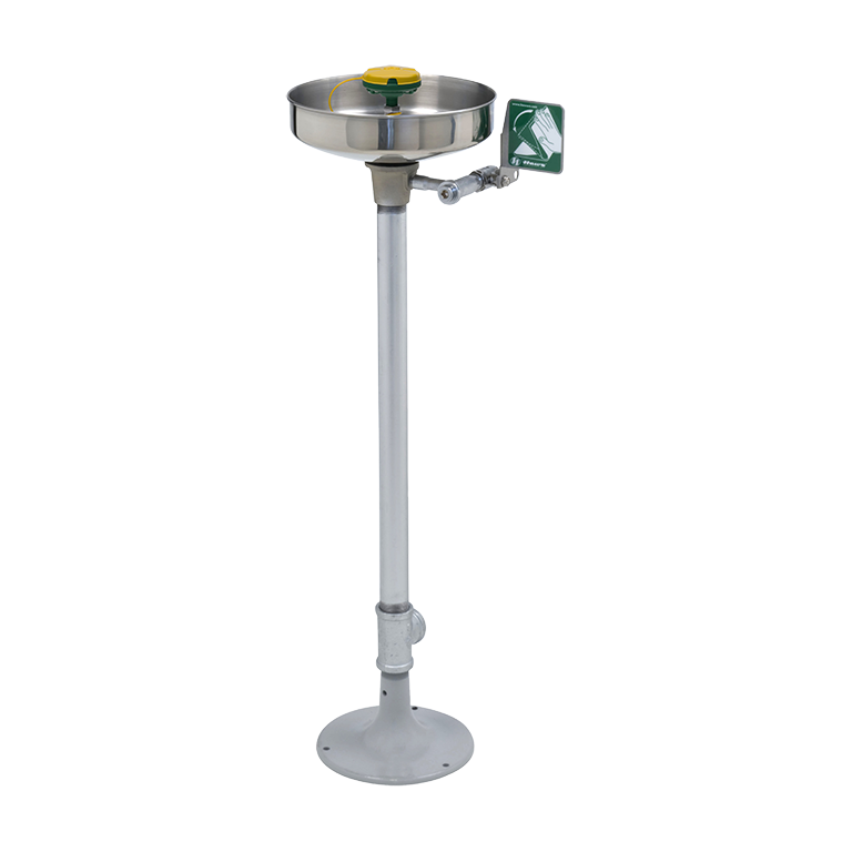 Haws 7361-7461 AXION® MSR Eye/Face Wash, Pedestal Mounted, Stainless Steel Bowl