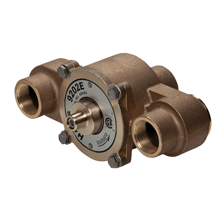 Haws 9202E AXION® Emergency Tempering Valve, Thermostatic Mixing Valve 78 GPM, for Emergency Showers and Eyewash Equipment