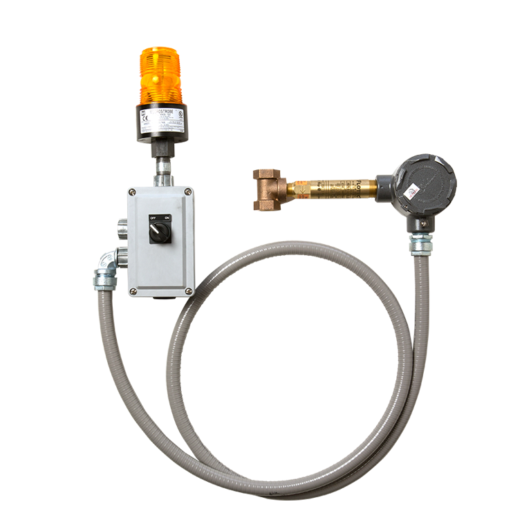 Haws 9001.5 Emergency Alarm and Light System, 1/2" 120 VAC, Double Pole, Double Throw Flow Switch
