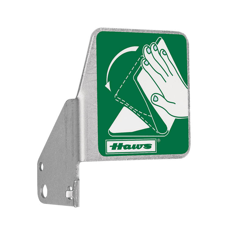 Haws SP216 Push Flag for use on Horizontally Mounted Eyewash Ball Valves