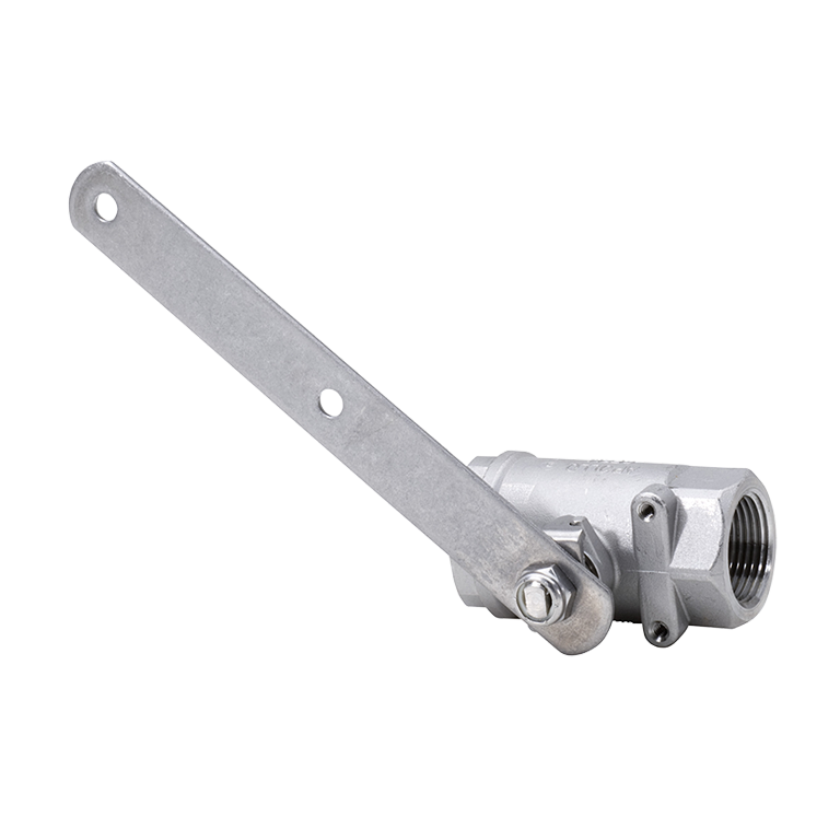 Haws SP265 Type 316 Stainless Steel Stay-Open Ball Valve with Stem for Horizontal or Vertical Installation