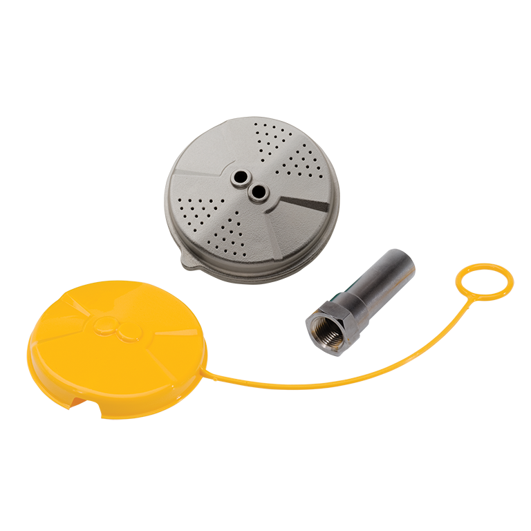 Haws SP65SS AXION® MSR Type 304 Stainless Steel Eye/Face Wash Head with Inverted Flow Design