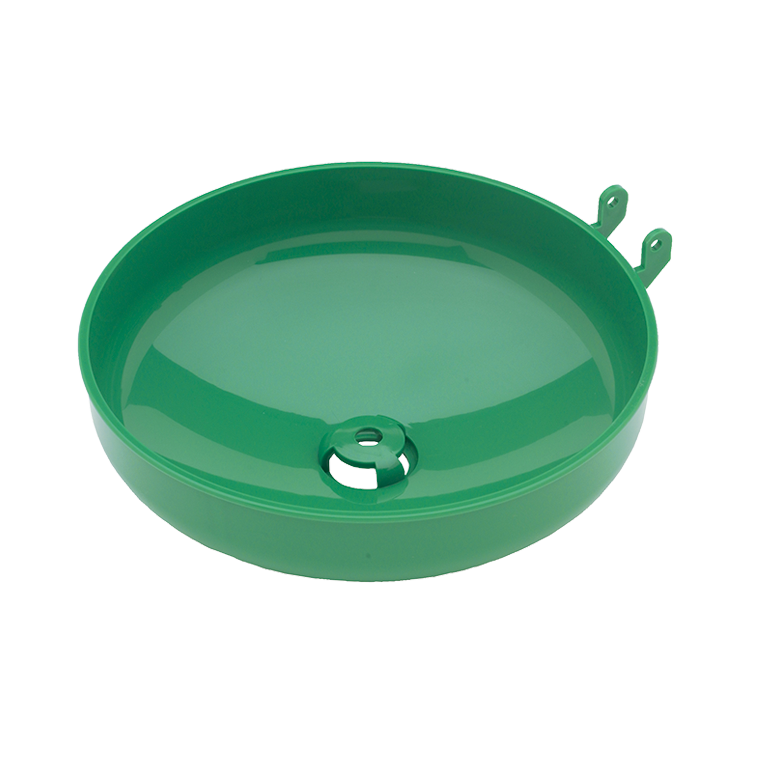 Haws SP93 Eyewash Bowl, 11" Round Green ABS Plastic Receptor