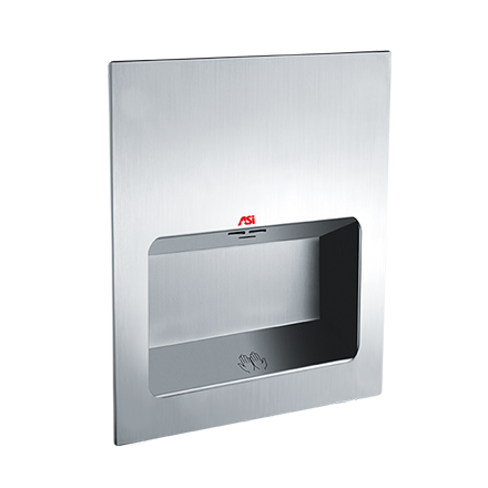 ASI 0135-2 TURBO-Tuff Fully Recessed, ADA, Automatic, High Speed Hand Dryer, 208-240V, Stainless Steel