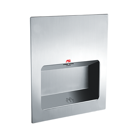 ASI 0135-3 TURBO-Tuff Fully Recessed, ADA, Automatic, High Speed Hand Dryer, 277V, Stainless Steel