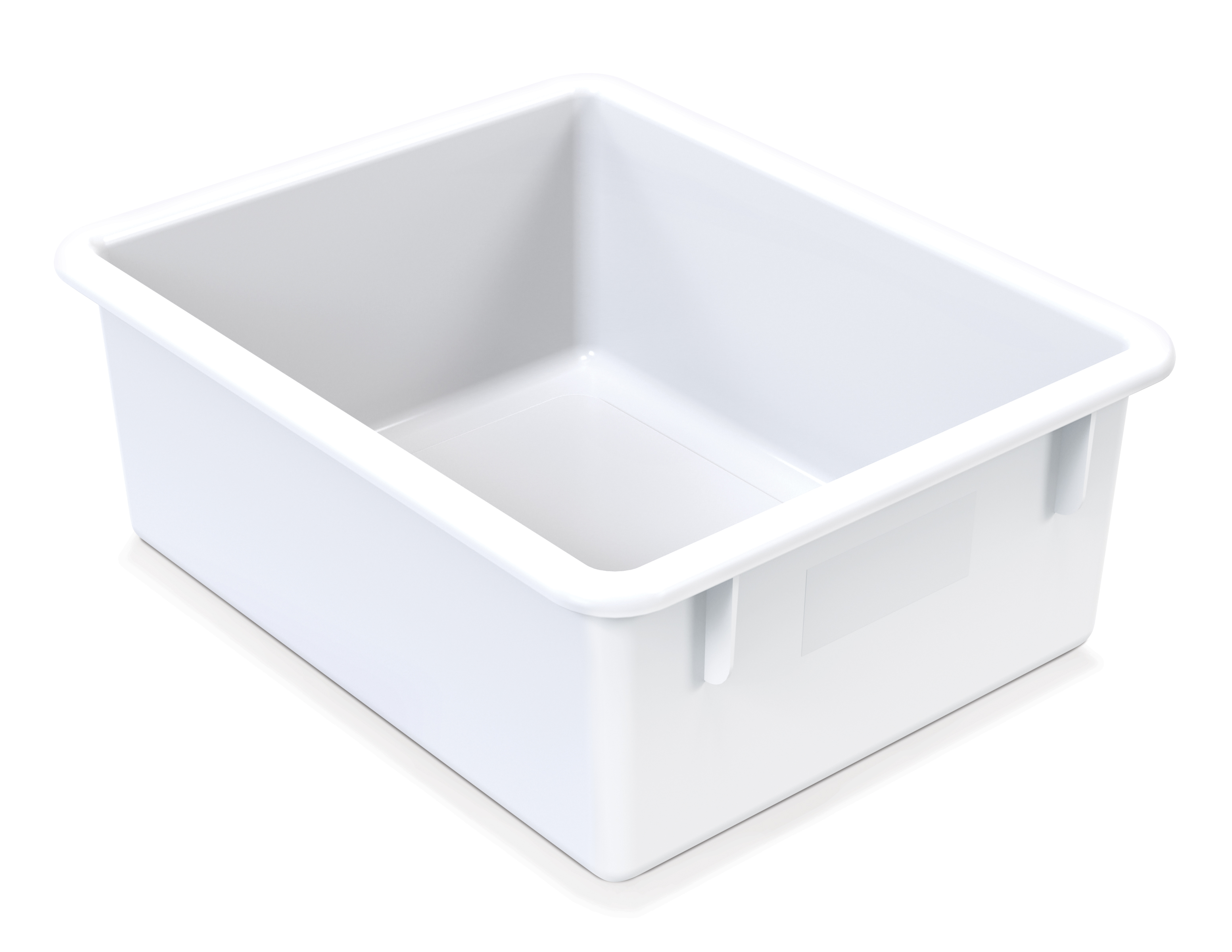 Jonti-Craft 8073JC 13 1/2 x 11 x 5 1/4 Green Plastic Tub for Tub Units