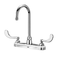 Zurn Z871B4-XL-3F AquaSpec 0.5 GPM Sink Faucet with 5-3/8" Gooseneck and 4" Wrist Blade Handles