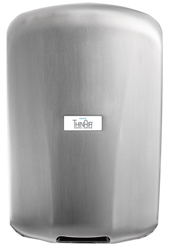 Excel Dryer TA-SBH ThinAir ADA Compliant Hand Dryer with HEPA Filter, Brushed Stainless Steel