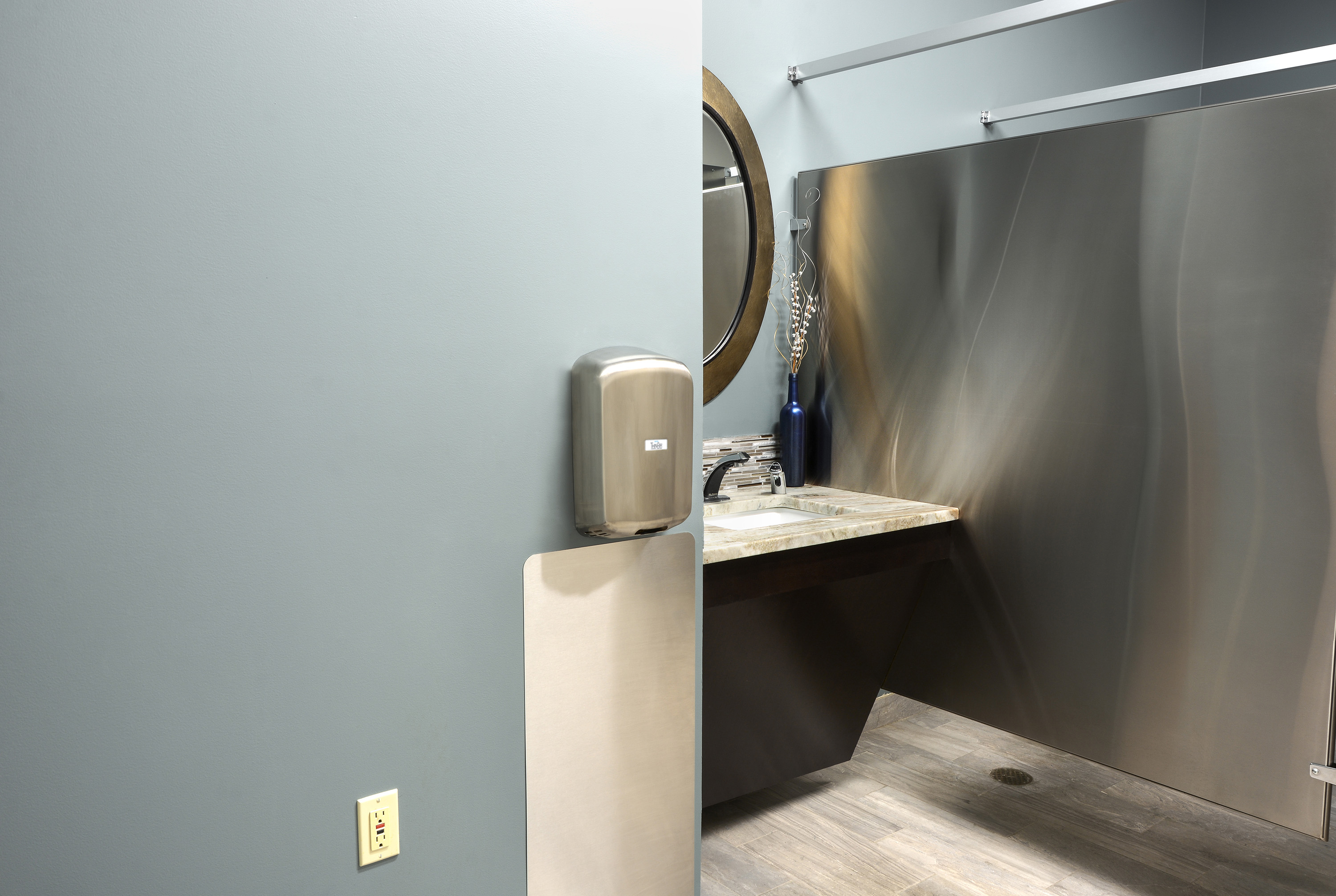 Excel Dryer TA-SBH ThinAir ADA Compliant Hand Dryer with HEPA Filter, Brushed Stainless Steel