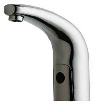 Chicago Faucets 116.201.AB.4T HyTronic Traditional Touch Free Programmable Electronic Faucet, 0.35 GPM, Single Supply, Battery Operated