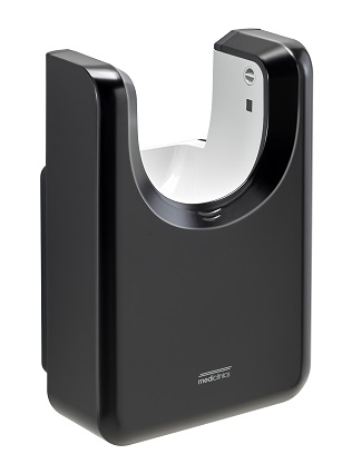 Saniflow M23AB-UL U-FLOW Hand Dryer, ABS Black Finish