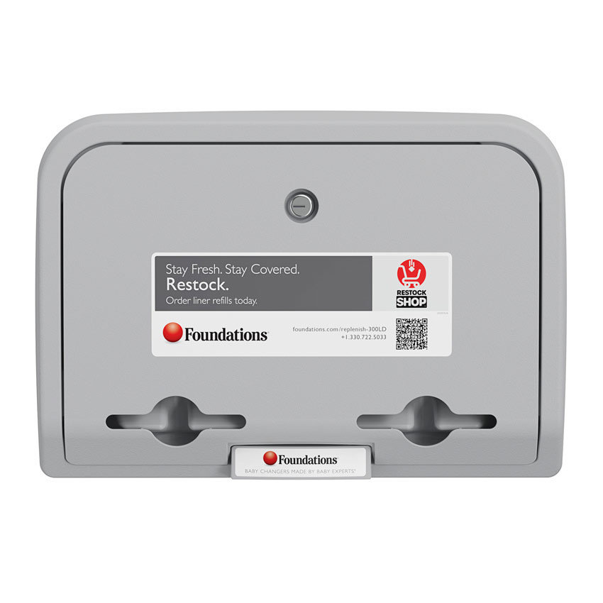 Foundations 300-LD-01 Elements Changing Station Liner Dispenser, Gray