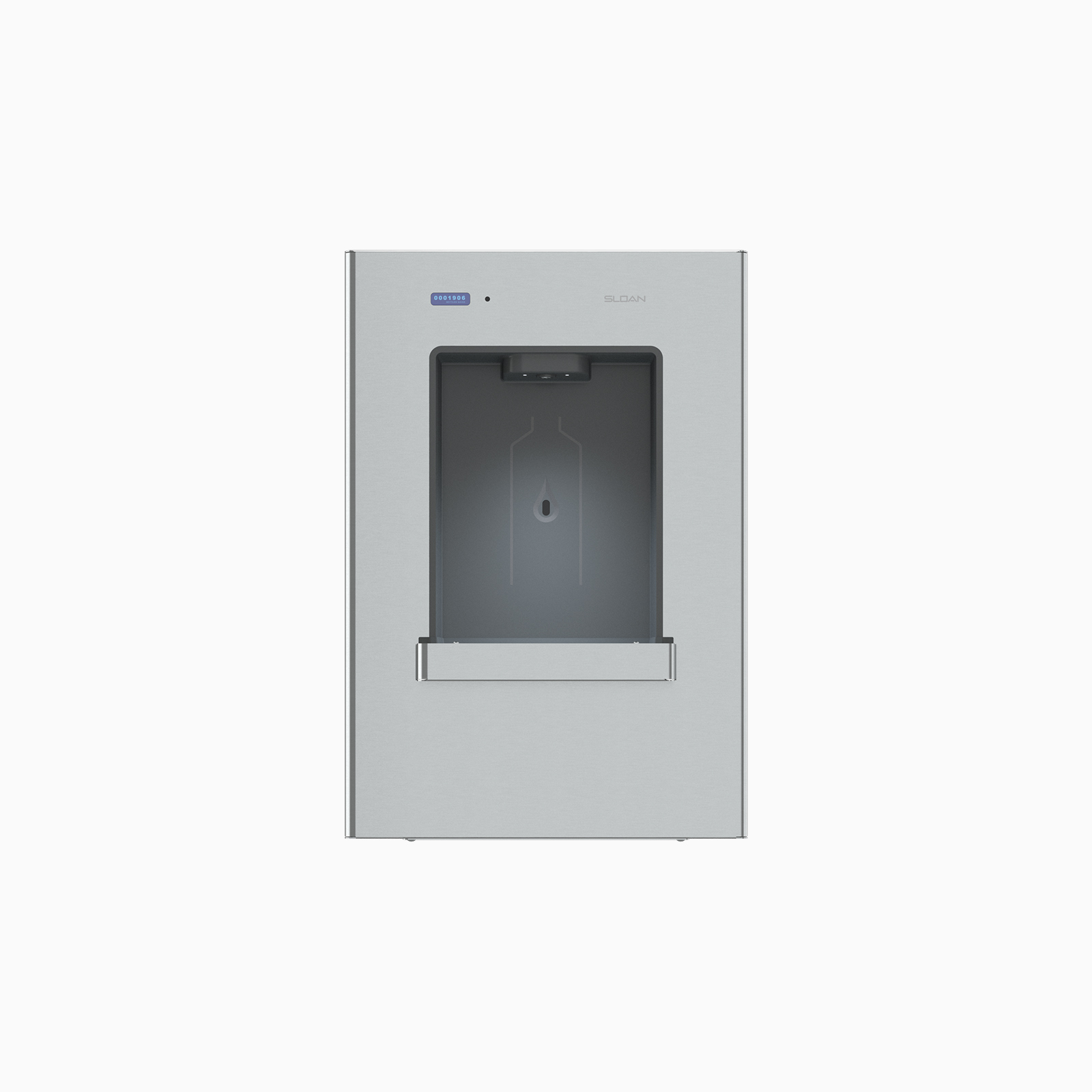 Sloan 33820050 DRS100-FIL-UNREF-SS DropSpot On Wall Bottle Filler, Touch Free, Filtered, Non-Refrigerated, Stainless Steel