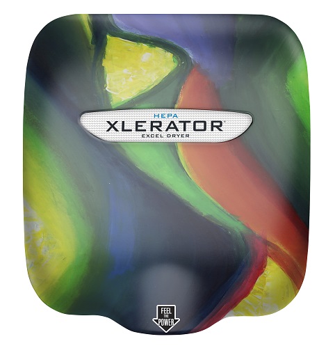  PROSR605161 Excel Dryer XLERATOR Hand Dryer XL-SI, Artists for Humanity Custom Cover The Glow Within