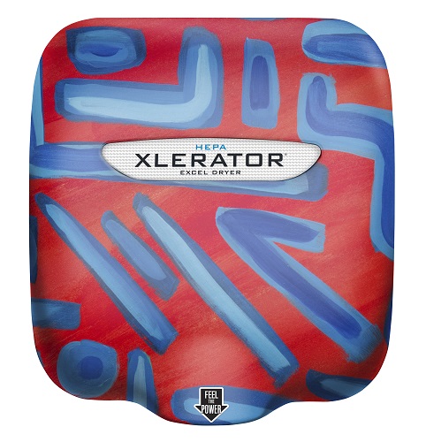  PROQS705161 Excel Dryer XLERATOReco XL-SI-ECO Hand Dryer, No Heat, Artists for Humanity Custom Cover Taking a Risk