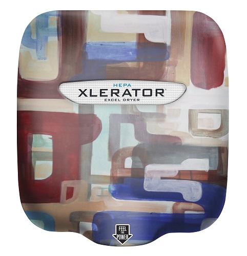  PROST705161 Excel Dryer XLERATOReco XL-SI-ECO Hand Dryer, No Heat, Artists for Humanity Custom Cover Complex Thoughts
