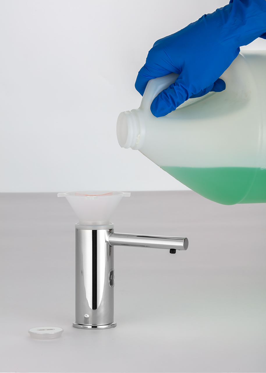 Gamco G-8248 Top Fill Bulk Foam Soap Dispenser, Counter Mounted, Automatic