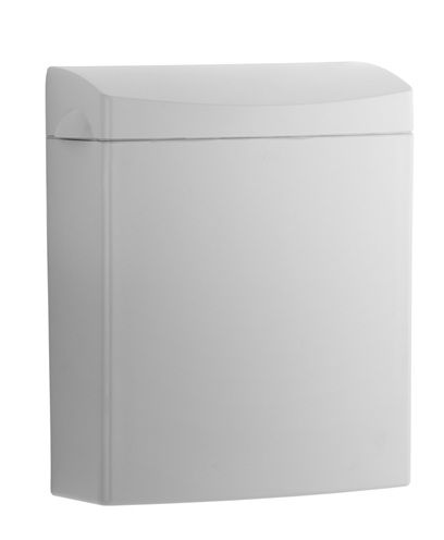 Bobrick B-5270 MatrixSeries Sanitary Napkin Disposal, Surface Mounted, ABS Plastic, Grey, 1.3-Gallon