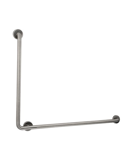 Bobrick B-5854 90 Degree Grab Bar, 1-1/4" Diameter, 40" x 30"