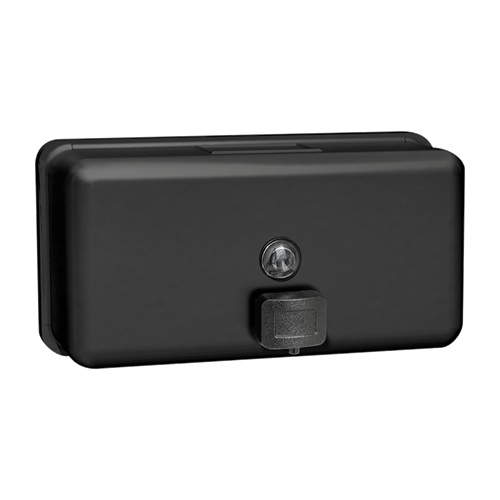ASI 0345-41 Horizontal Liquid Soap Dispenser, Surface Mounted, Matte Black