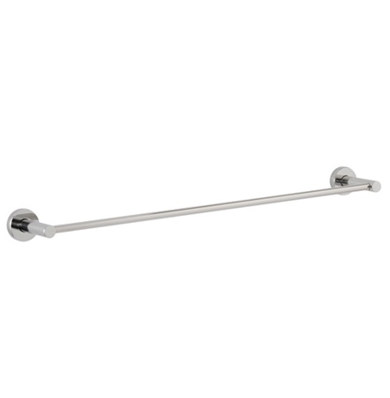 Bobrick B-5456x24 Cubicle Collection, Towel Bar, Surface Mounted, Stainless Steel, Bright Polished, 24" Length