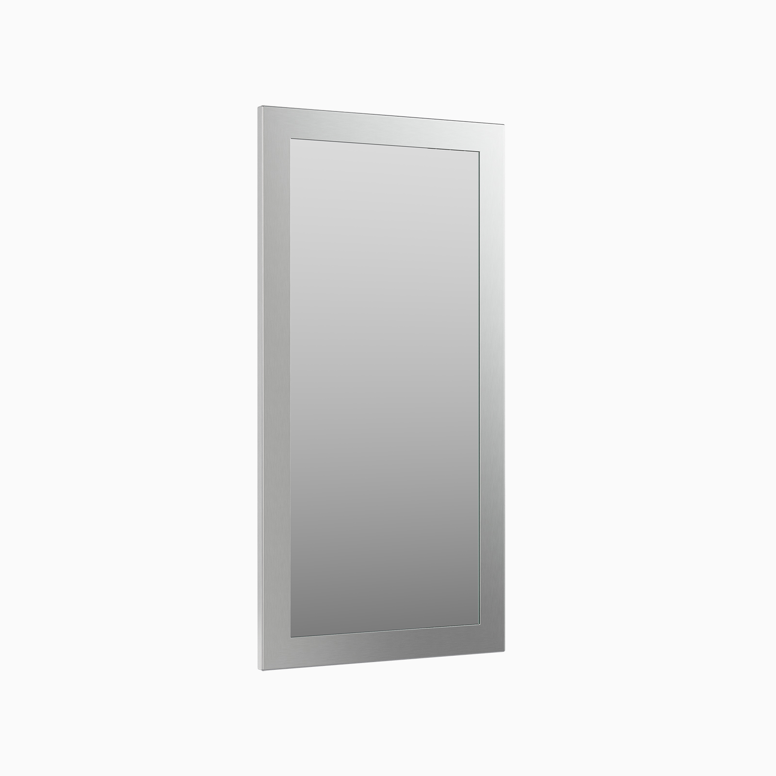 Sloan MF Wide Frame-18x36-BN Wall Hung Mirror Brushed Nickel