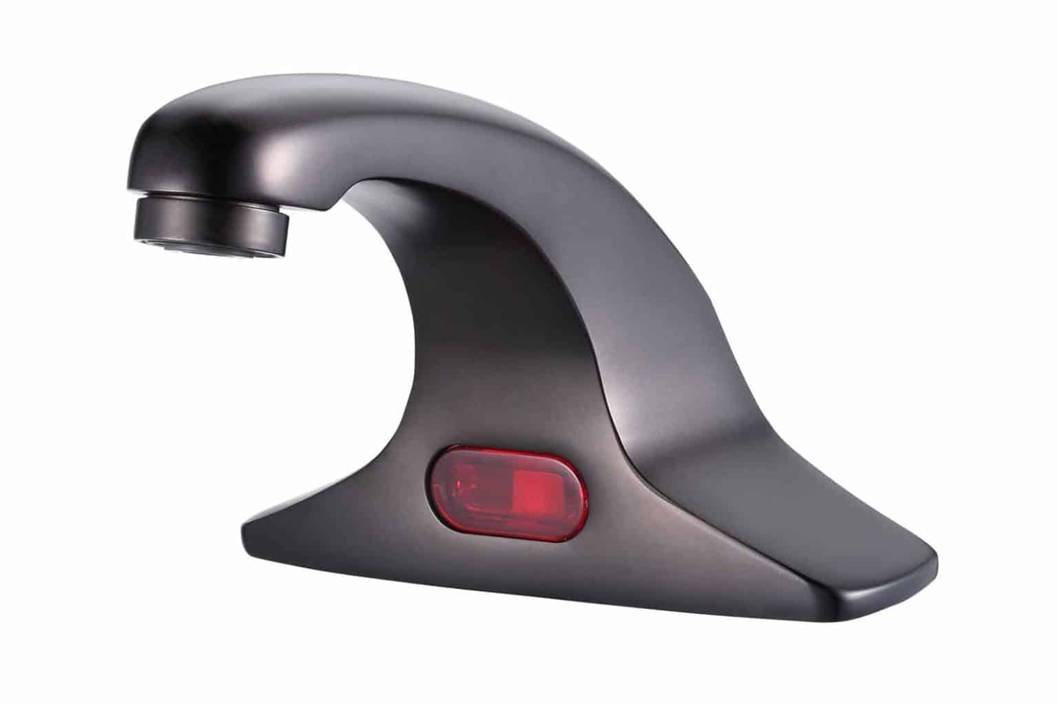 Hydrotek H-1000CMB-LR Lavatory Automatic Sensor Faucet, 4" Center-Set, Non-mixing, ADA Compliant, AC Powered, Vandal Resistant, Matte Black