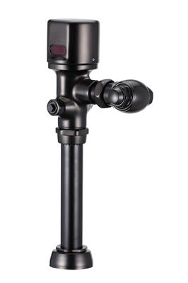 Hydrotek HB8000CMB-A  Automatic Battery Operated Flush Valve, 1.6 GPF Closet, 1" Stop and 1-1/2" Top Spud, Matte Black