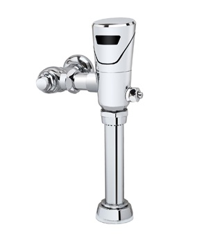 Hydrotek HE8200-1.0 Automatic Battery Operated Flush Valve, 1.0 GPF Urinal, 3/4" Stop and 3/4" Top Spud, ADA Compliant