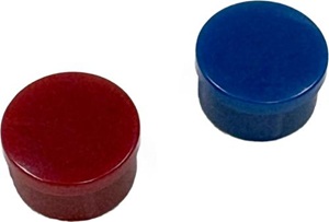Chicago Faucets 765-309KJKNF Chicago Faucets Part: Red and Blue Index Caps for MVP Handles