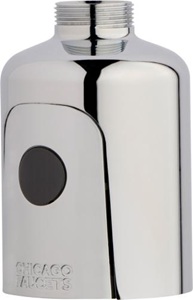 Chicago Faucets H-L110-63ABCPT HyTronic TempShield Touch Free Faucet, Less Spout, Dual Supply, Concealed Internal Thermostatic Temperature Control Mixer, Long Term Power System (LTPS), Bluetooth
