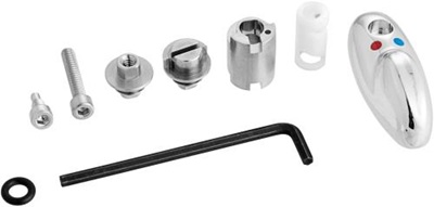 Chicago Faucets 240.746.AB.1 Chicago Faucets Part: HyTronic User Temperature Control Handle Kit, Rounded