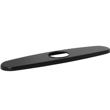 Chicago Faucets 434-008KJKMB Chicago Faucets Part: 8-inch Cover Plate for 434 Series Faucets, Matte Black