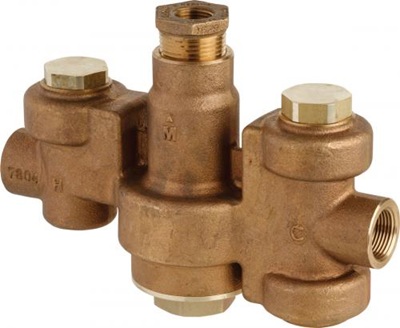 Chicago Faucets 132-HFABNF Chicago Faucets Part: Emergency Thermostatic Mixing Valve with Cold Water Bypass, 3/4" NPT Inlet, 1" NPT Outlet