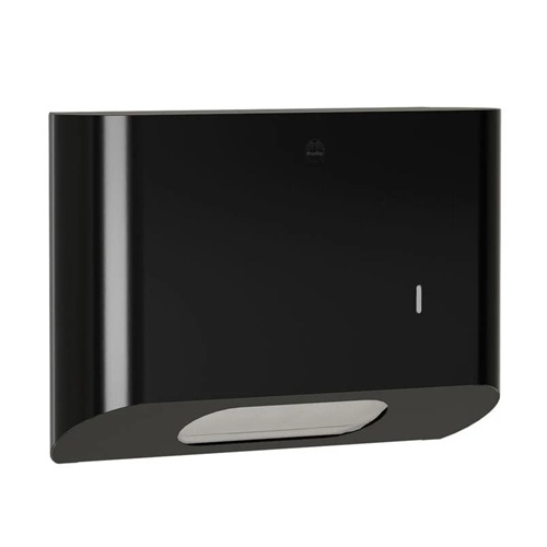 Bradley 2B1-113400-BB Elvari Paper Towel Dispenser, Surface Mounted, Small Capacity, 400 Folded, Brushed Black
