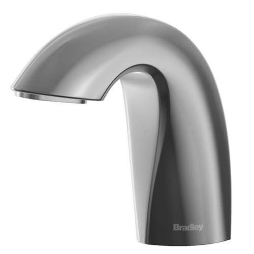 Bradley 6-3100-RLT-PC Verge Touchless Soap Dispenser, Liquid, Top Fill, Deck Mounted, Crestt Series, Polished Chrome