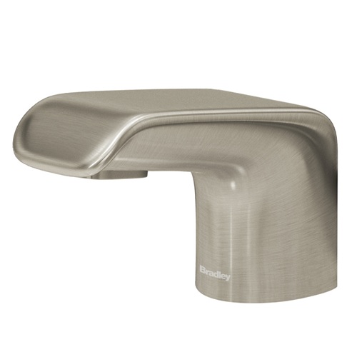 Bradley 6-3500-RFT-BN Verge Touchless Soap Dispenser, Foam, Top Fill, Deck Mounted, Linea Series, Brushed Nickel